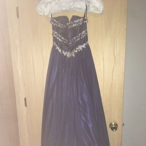 Navy Blue Prom Dress